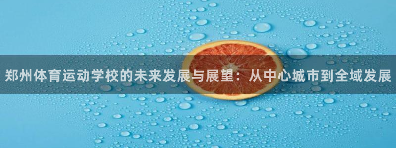 球客岛：郑州体育运动学校的未来发展与展望：从中心城市到全域发展